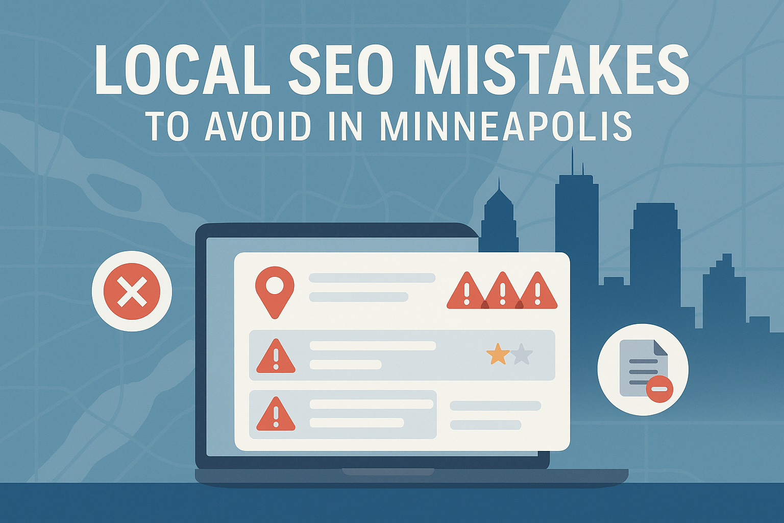 Local SEO Mistakes Minneapolis